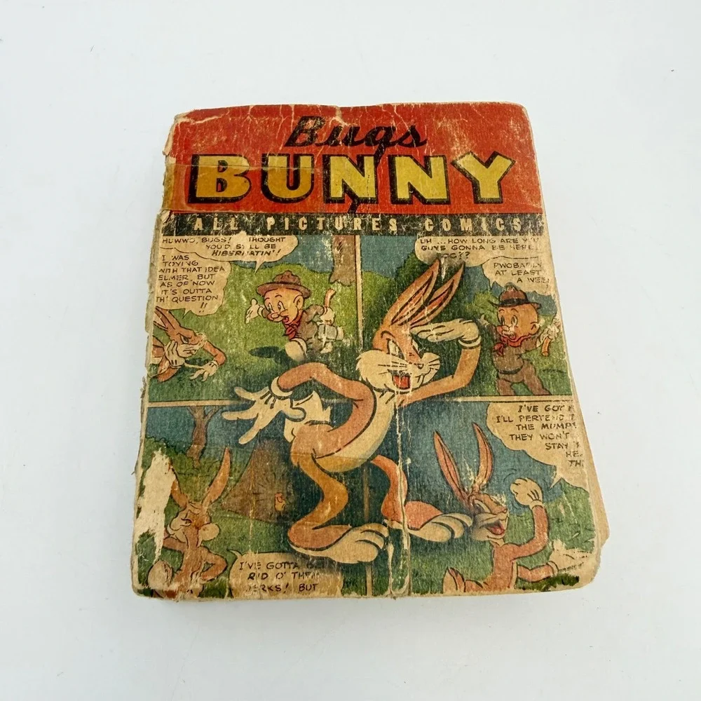 Vintage Bugs Bunny All Pictures Comics Looney Tunes Cartoon Book Elmer Fudd